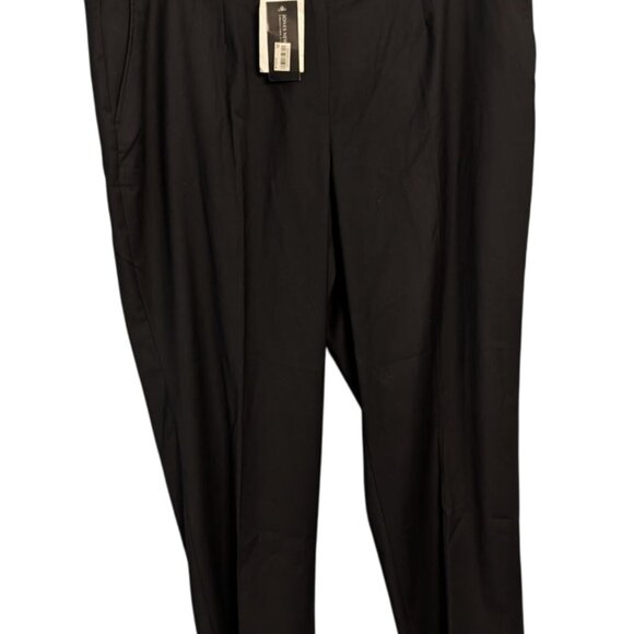 Jones New York Pants - Jones New York Womens Black Stretch Slim Fit Pants 20WP Petite Runway Style
